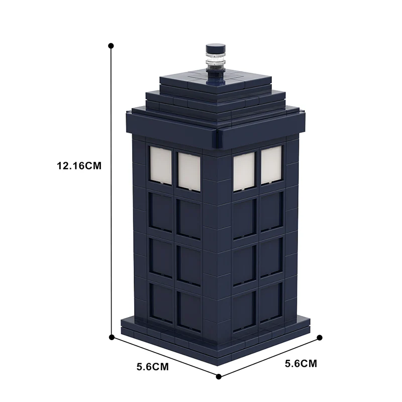 GOBRICKS MOC 100350 doctor who Tardis - YWOBB