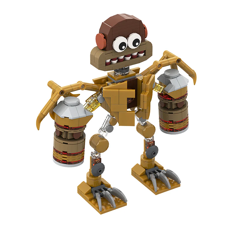 GOBRICKS MOC A0503Y08 My Singing Monsters Flying - YWOBB