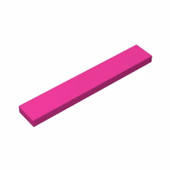 GOBRICKS GDS-564 Tile 1 x 6 - YWOBB