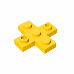 GOBRICKS GDS-710 Modified 3 x 3 Cross - YWOBB