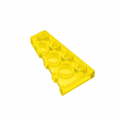 GOBRICKS GDS-548 Plate 4 x 2 Left - YWOBB