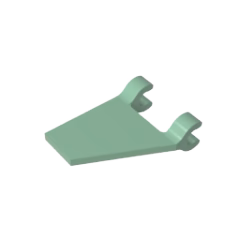 GOBRICKS GDS-895 Flag 2 x 2 Trapezoid - YWOBB