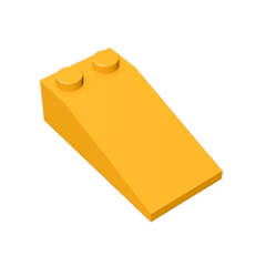 GOBRICKS GDS-775 Slope 18 4 x 2 - YWOBB