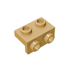 GOBRICKS GDS-640 Bracket 1 x 2 - 1 x 2 - YWOBB
