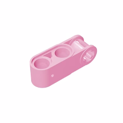 GOBRICKS GDS-936 Axle and Pin Connector Perpendicular 3L with 2 Pin Holes - YWOBB