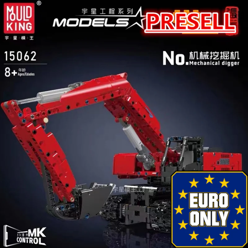 Mould King 15062 Mechanical Digger OVP EU Warehouse Version - YWOBB