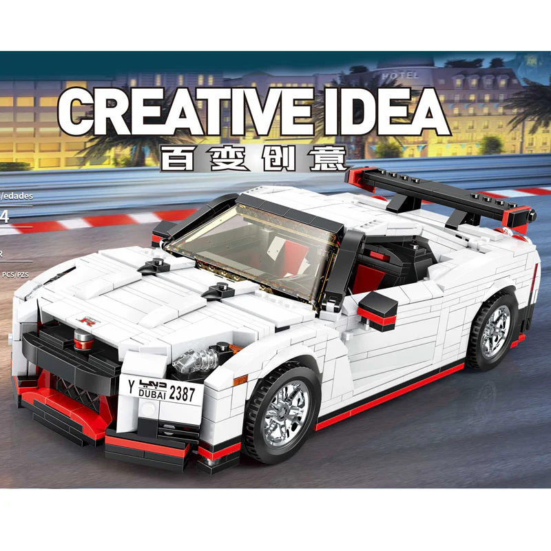 Mould King 13104 The GTR Speed Racing Car - YWOBB