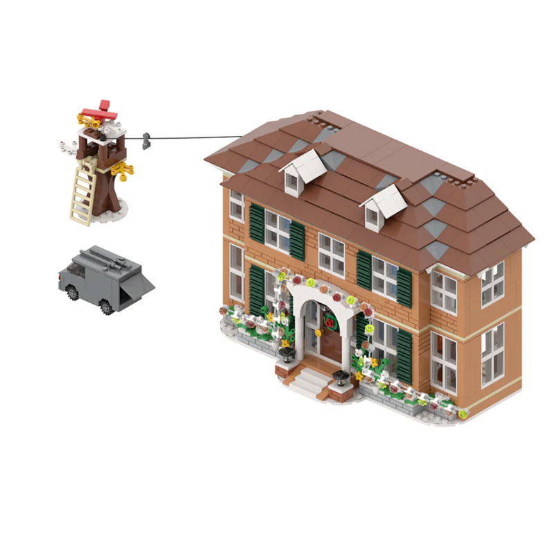 GOBRICKS MOC A0673 Home Alone �?Kevin’s House - YWOBB