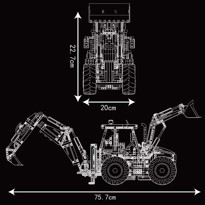Mould King 17036 Bulldozer OVP EU Warehouse Version - YWOBB
