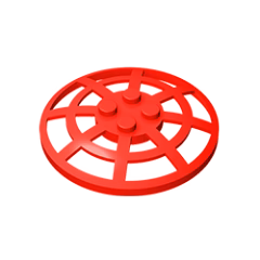 GOBRICKS GDS-1289 Dish 6 x 6 Inverted Webbed - YWOBB