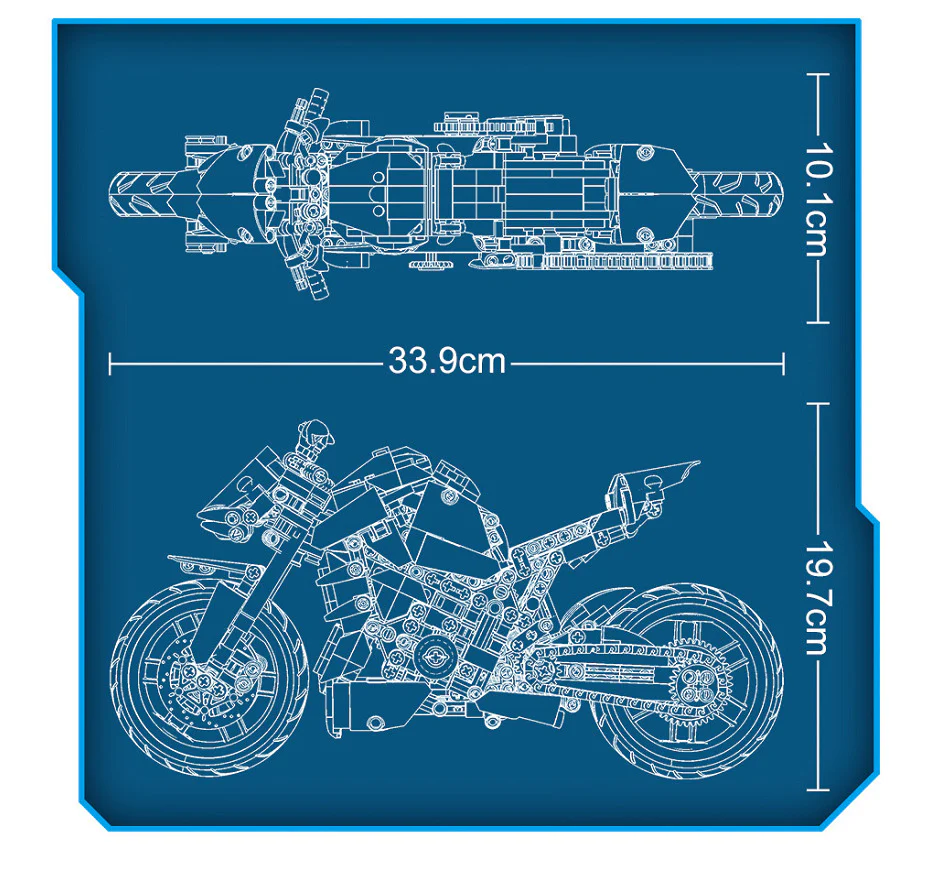 RAEL 50051 Ducati High-Tech Racing Motorcycle - YWOBB