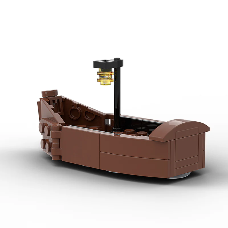 GOBRICKS MOC 56225 Rowing Boat Add on for 2bricks Boathouse MOC - YWOBB
