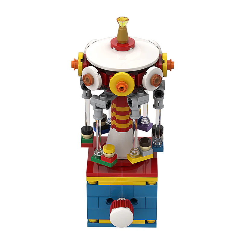 GOBRICKS MOC A0159 swivel flying chair - YWOBB