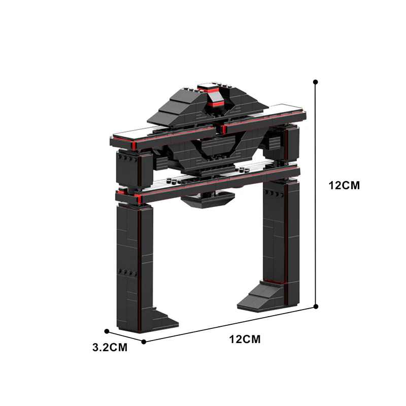 GOBRICKS MOC 150956 Classic TRON Recognizer - YWOBB