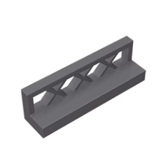 GOBRICKS GDS-881 Fence 1 x 4 x 1 - YWOBB