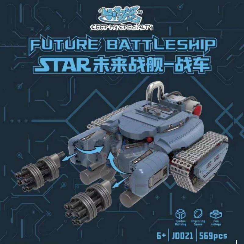 Small Angle JD021 Future Battleship - YWOBB