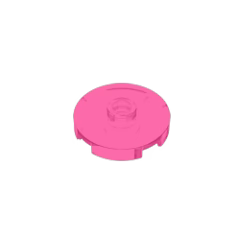 GOBRICKS GDS-1041 Round 2 x 2 with Open Stud - YWOBB