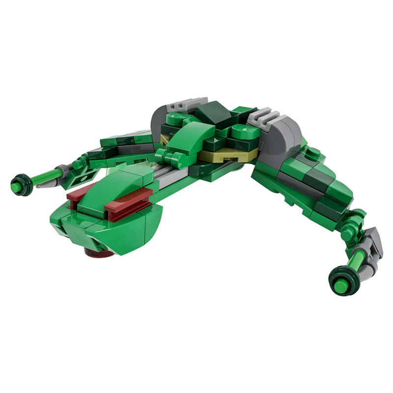 GOBRICKS MOC 39439 Mini Klingon Bird of Prey - YWOBB