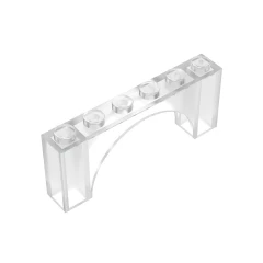 GOBRICKS GDS-678  Arch 1 x 6 x 2 - Medium Thick Top without Reinforced Underside - YWOBB