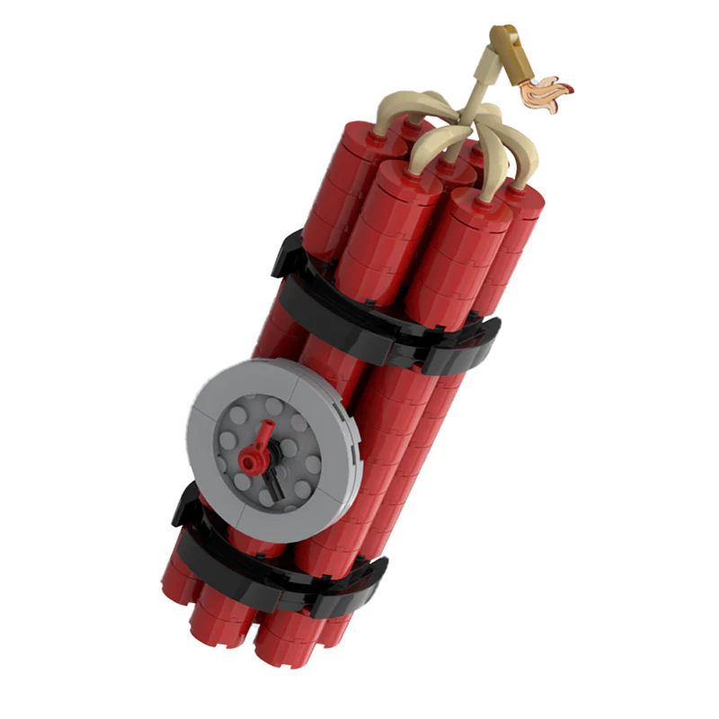 GOBRICKS MOC 113376 TNT explosive - YWOBB