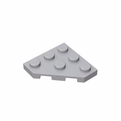GOBRICKS GDS-556  Plate 3 x 3 Cut Corner - YWOBB