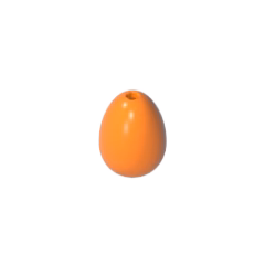 GOBRICKS GDS-90071 Egg with Small Pin Hole - YWOBB
