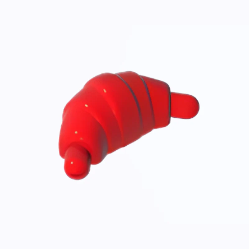 GOBRICKS GDS-2053 Croissant with Rounded Ends - YWOBB