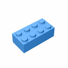 GOBRICKS GDS-542 Brick 2 x 4 - YWOBB