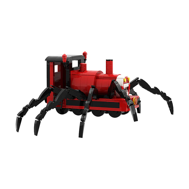 GOBRICKS MOC A0374Y01 Charles the Little Train of Horror (big money) - YWOBB