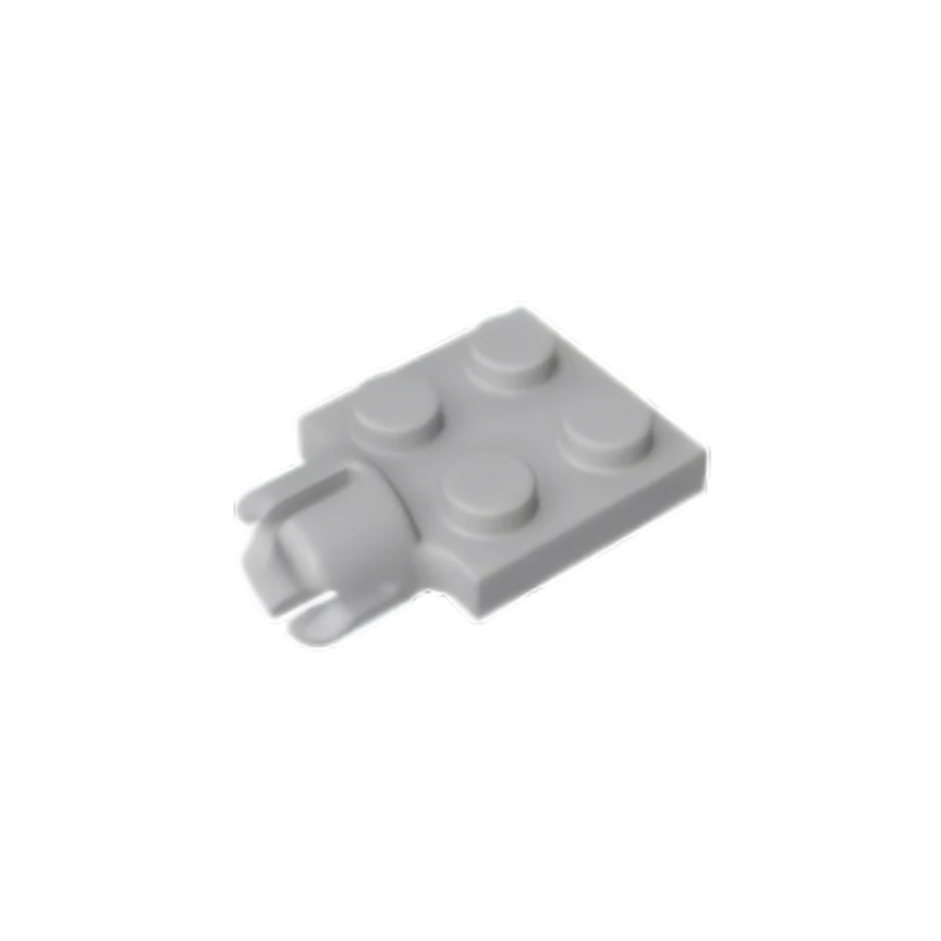 GOBRICKS GDS-2186 Plate Modified 2 x 2 with Tow Ball Socket Short 4 Slots - YWOBB