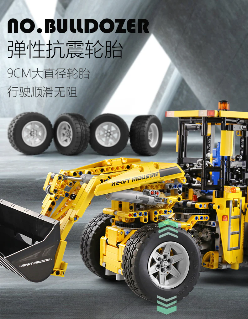 Mould King 13122S RC BULLDOZER - YWOBB