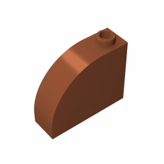 GOBRICKS GDS-1118 Curved 3 x 1 x 2 with Stud - YWOBB