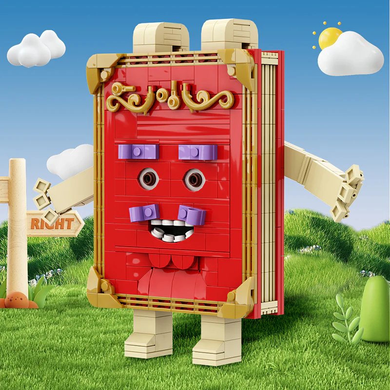 GOBRICKS MOC A1036 Magic book - YWOBB