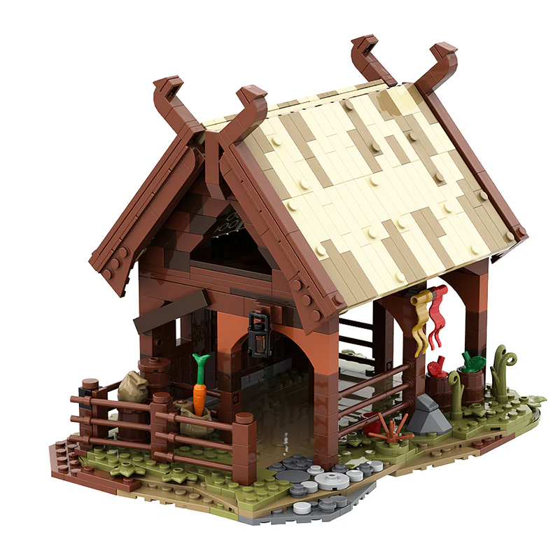GOBRICKS MOC 139263 Rohan Stables - YWOBB