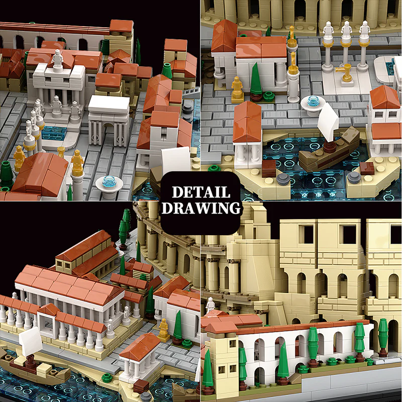 GOBRICKS MOC A1025 Colosseum - YWOBB