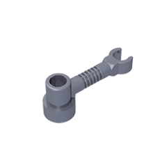 GOBRICKS GDS-1297 Bar 1 x 3 with Clip and Stud Receptacle - YWOBB