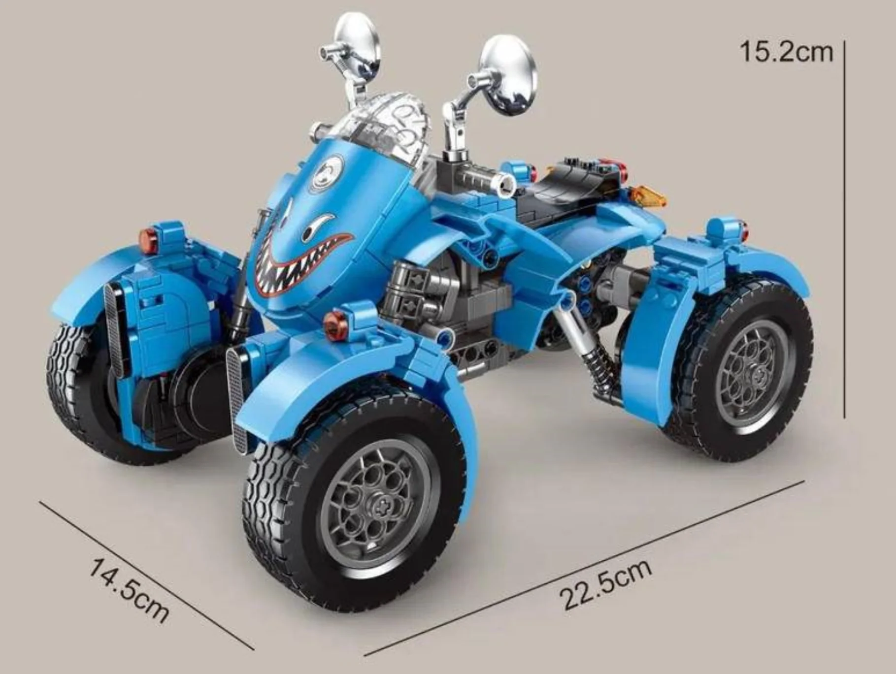 Small Angle JD007 DRAGON BALL Motorcycle - YWOBB