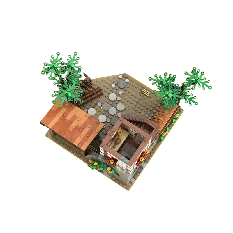 GOBRICKS MOC 134494 Lion Knights' Archery Range - YWOBB