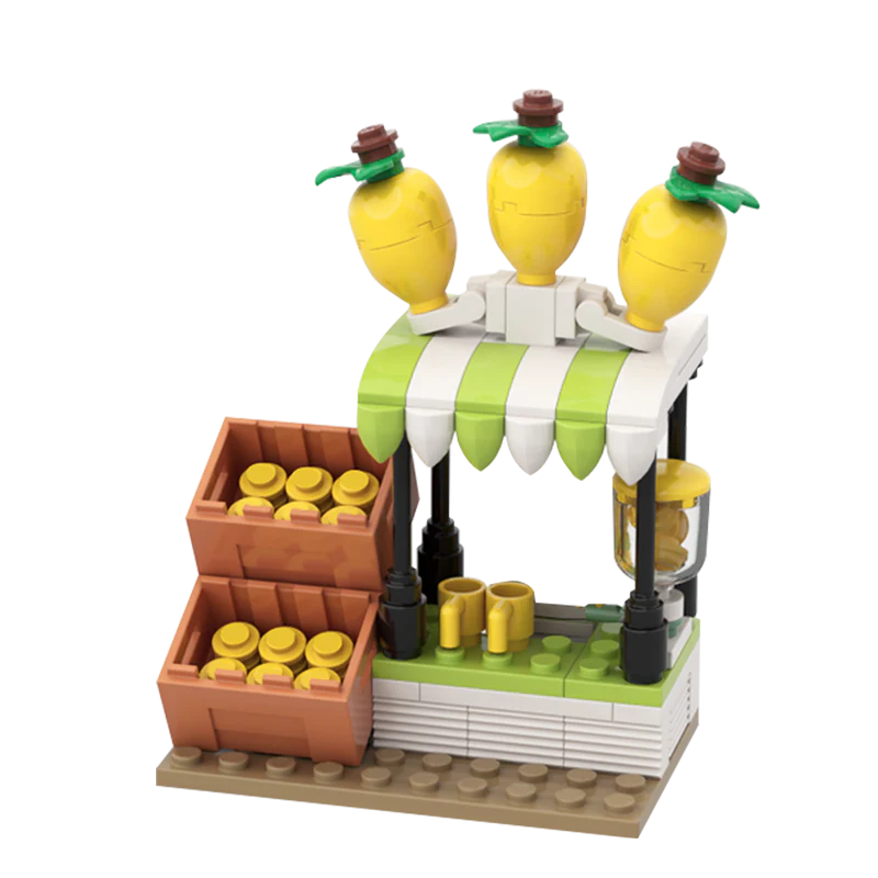 GOBRICKS MOC 136372 Lemonade Stand - YWOBB
