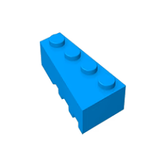 GOBRICKS GDS-592 Wedge 4 x 2 Left - YWOBB
