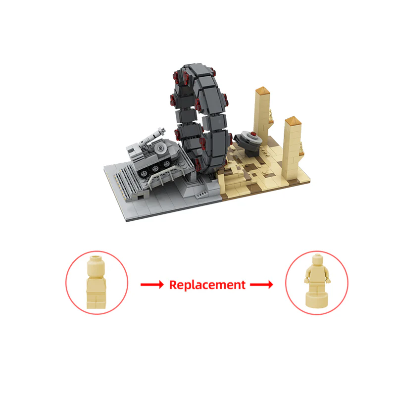 GOBRICKS MOC 27131 Stargate Command - YWOBB