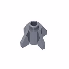 GOBRICKS GDS-1153 Round 1 x 1 with Fins - YWOBB