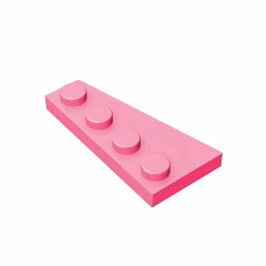 GOBRICKS GDS-549  Plate 4 x 2 Right - YWOBB