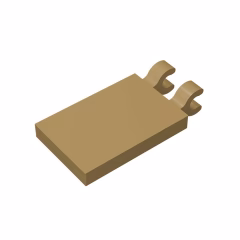 GOBRICKS GDS-896  Modified 2 x 3 with 2 Clips - YWOBB