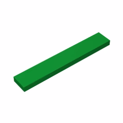 GOBRICKS GDS-564 Tile 1 x 6 - YWOBB