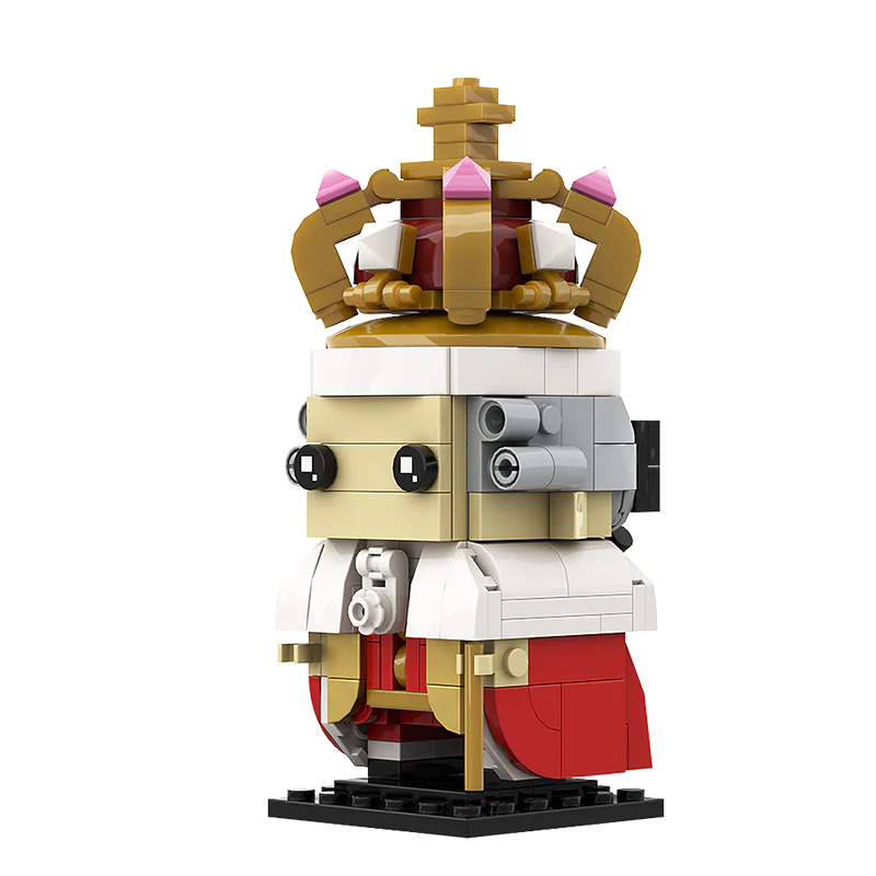 GOBRICKS MOC 136828 King George III Brickheadz - YWOBB
