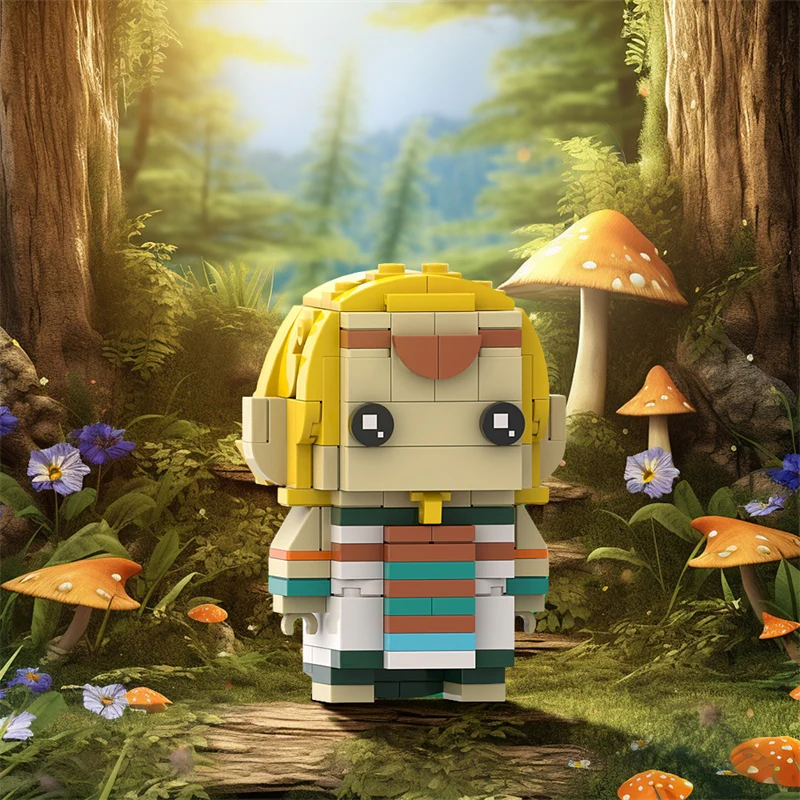 GOBRICKS MOC 167332 Princess Zelda - Zonai (Legend of Zelda: Tears of the Kingdom) Brickheadz - YWOBB