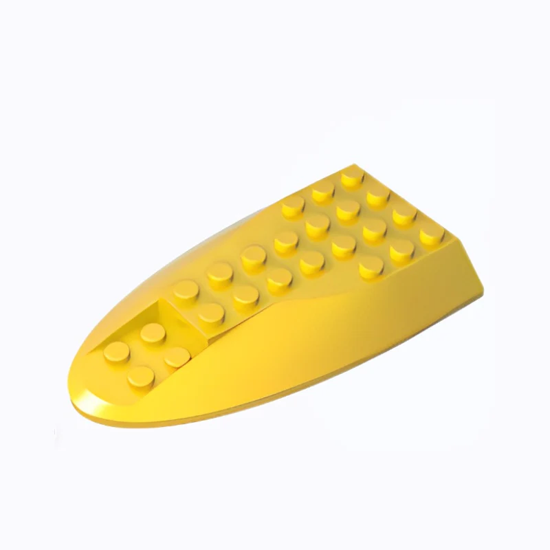 GOBRICKS GDS-1586 Aircraft Fuselage Aft Section Curved Top 6 x 10 - YWOBB