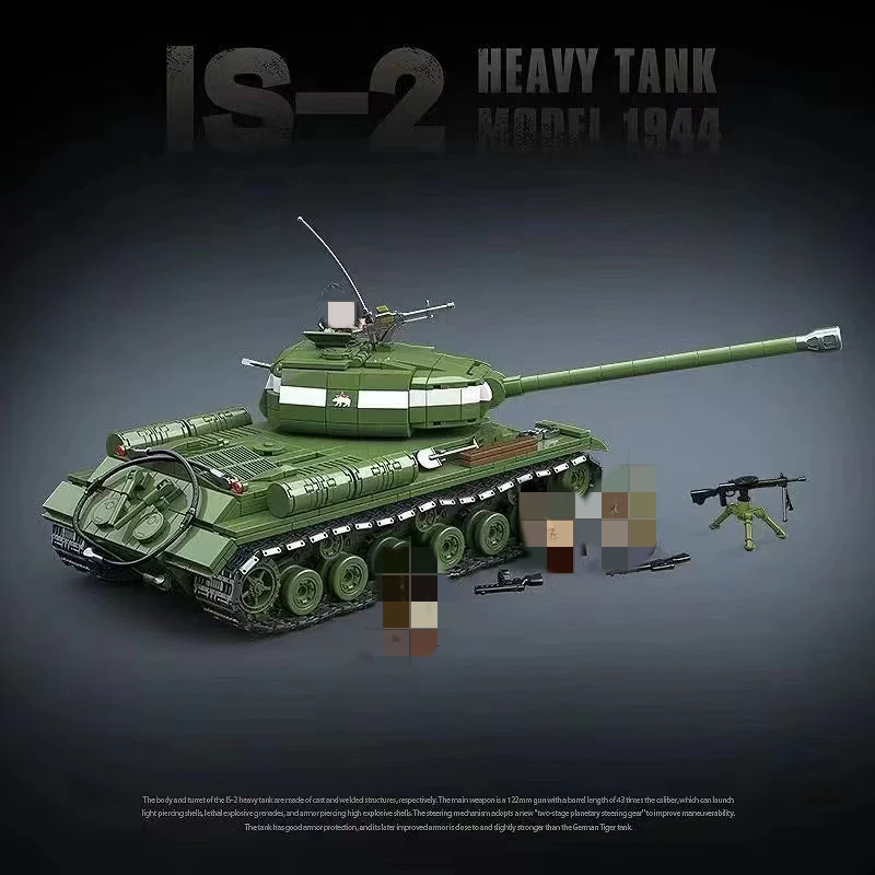 Quan Guan 100249 WWII IS-2 Heavy Tank Model 1944 - YWOBB