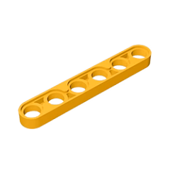 GOBRICKS GDS-694 Liftarm Thin 1 x 6 - YWOBB